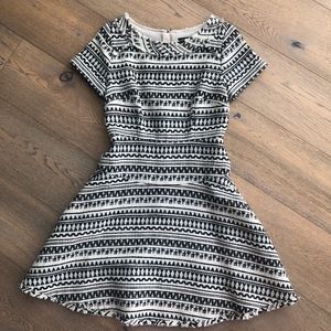 Great work black and white dress